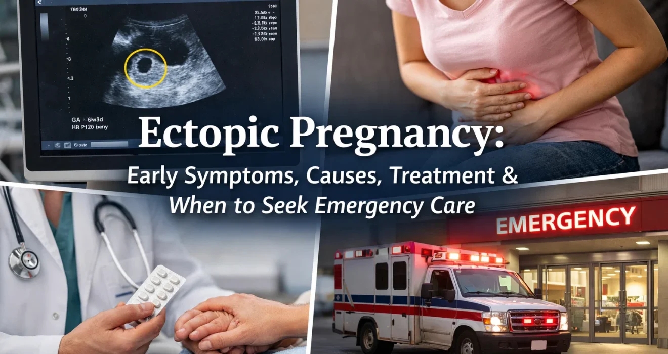 Ectopic Pregnancy: Early Symptoms, Causes, Treatment & When to Seek Emergency Care